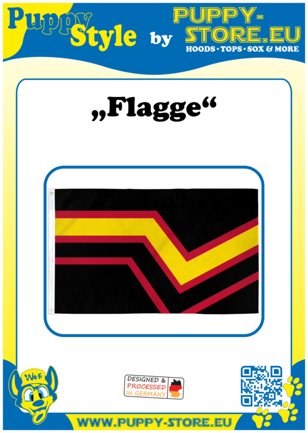Flagge "RUBBER", 90x150 cm